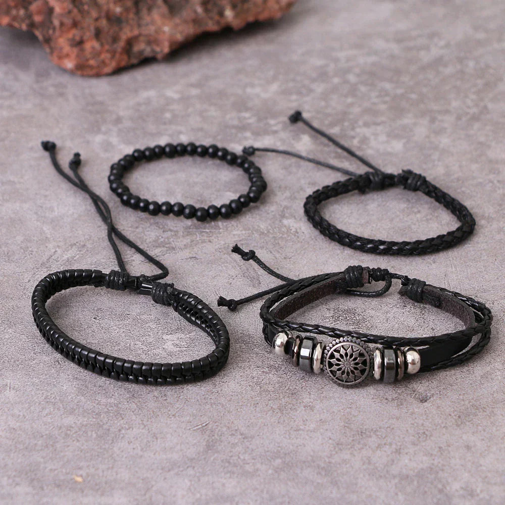 Vintage Bracelet - Sun (Black)