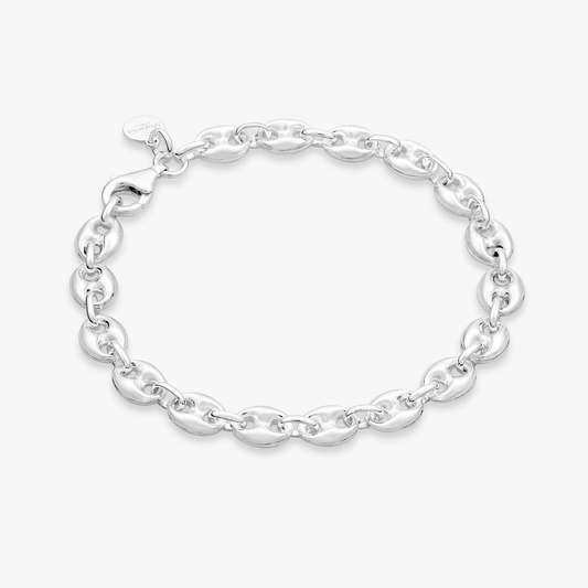 Puffy Mariner Link Chain Bracelet, 6.5mm
