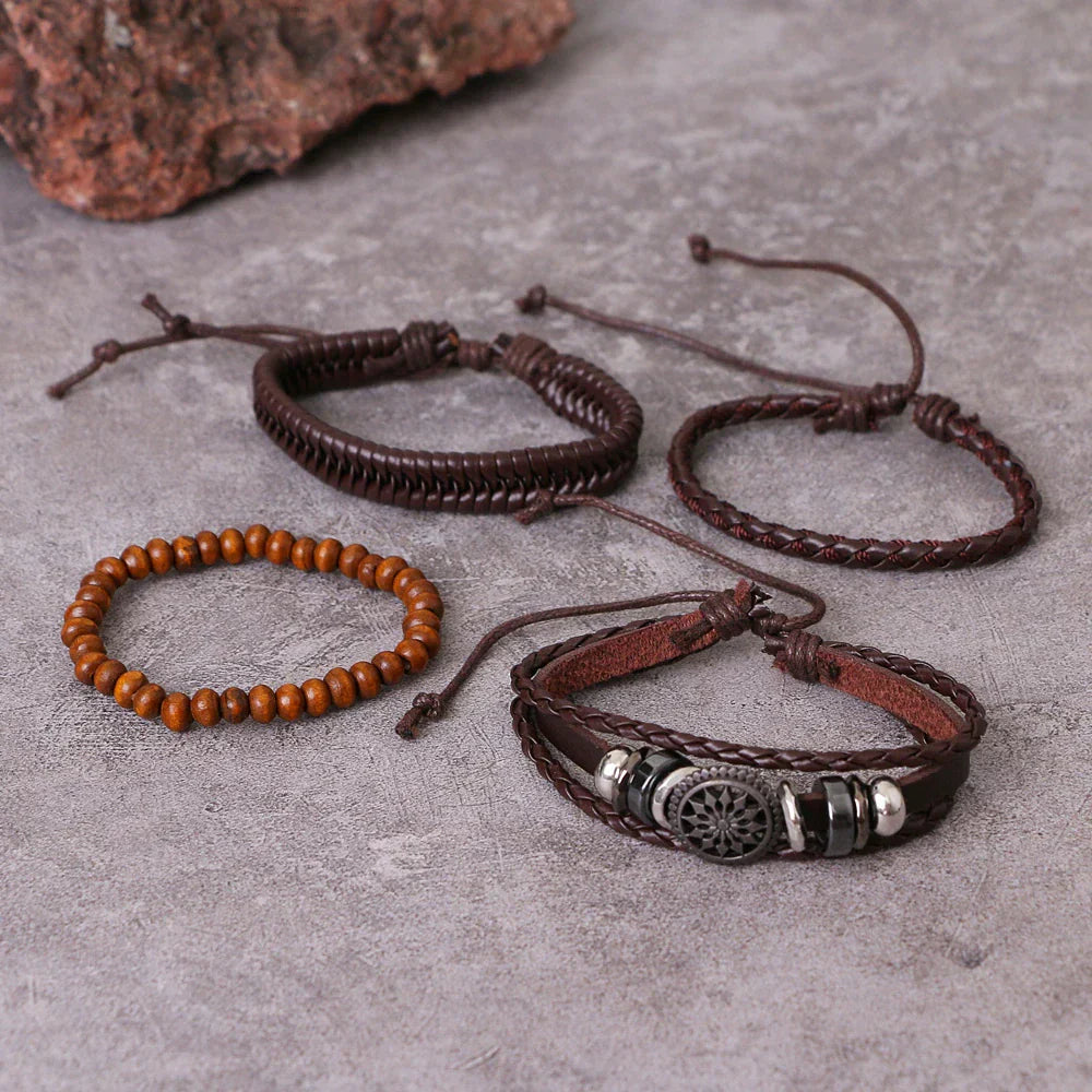 Vintage Bracelet - Sun (Brown)