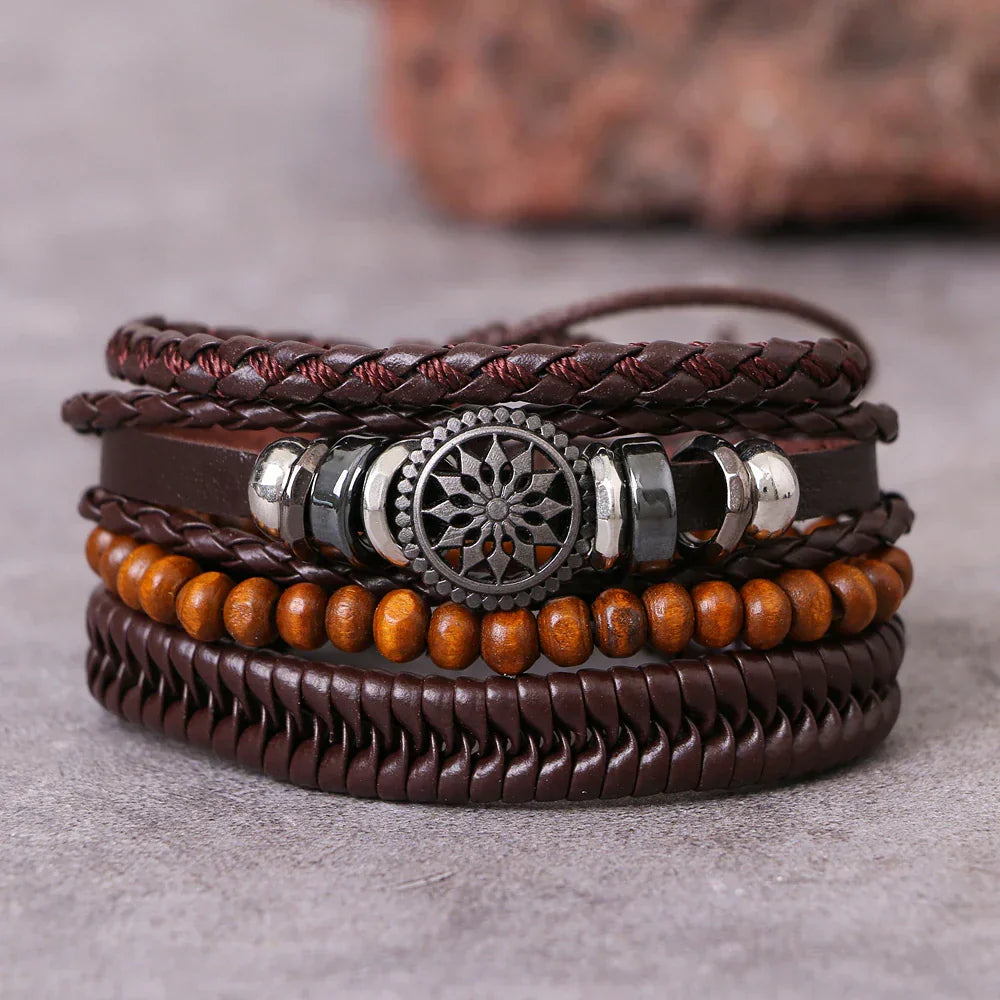 Vintage Bracelet - Sun (Brown)