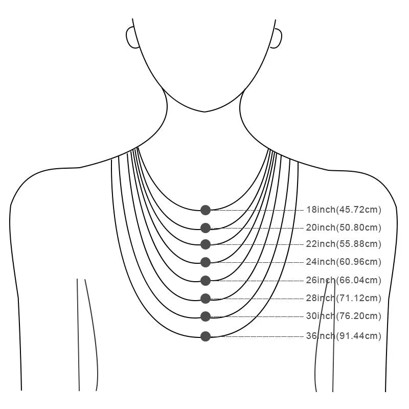 Cuban Necklace Chain - Black