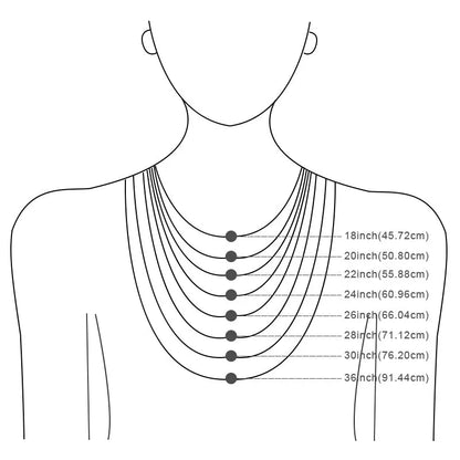 Cuban Necklace Chain - Black