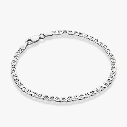 Mariner Anklet in Sterling Silver, 3mm