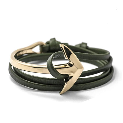 Anchor Bracelet - Green