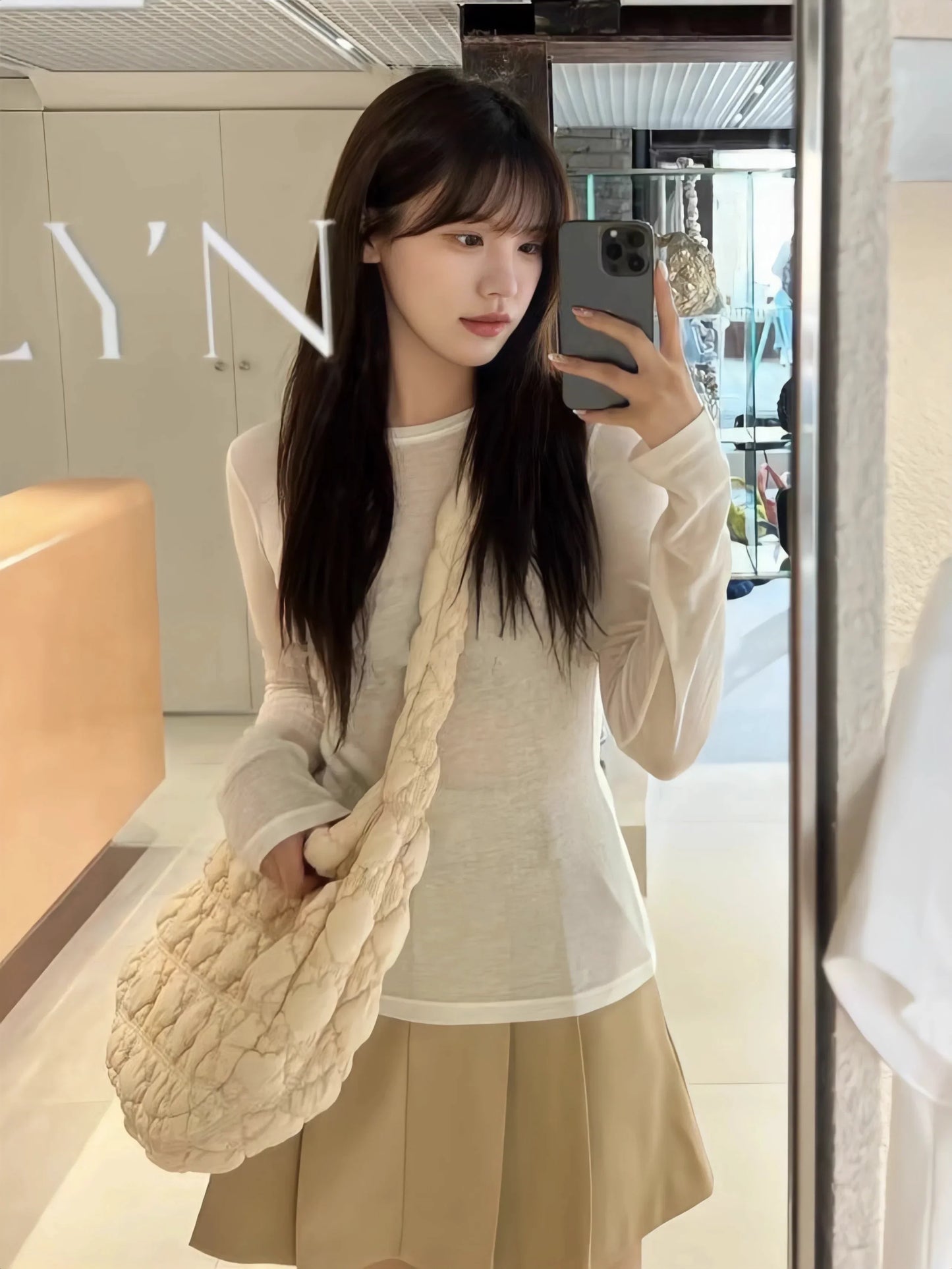 Shoulder Pleated bag