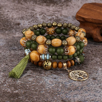 Retro Bracelet - Tree of Life (Colour)