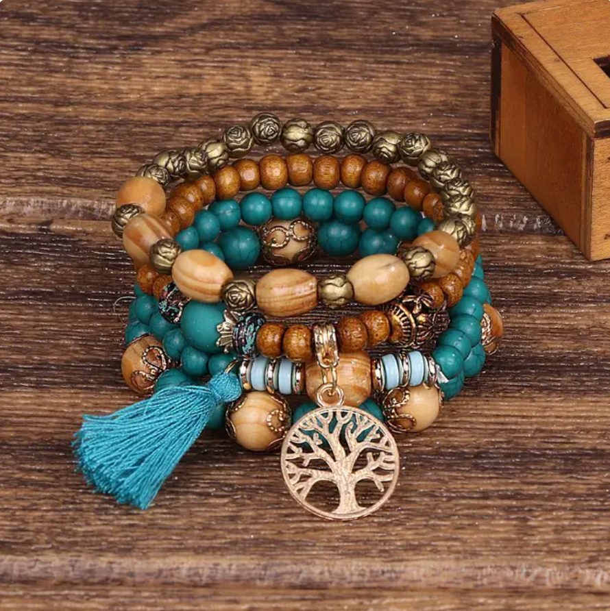 Retro Bracelet - Tree of Life (Colour)