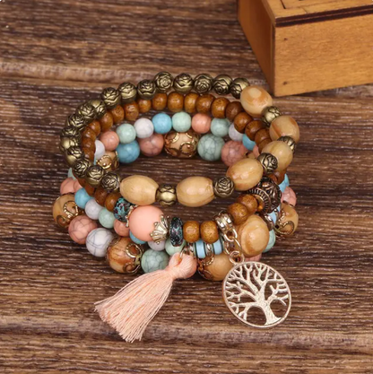 Retro Bracelet - Tree of Life (Colour)