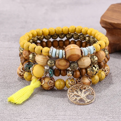 Retro Bracelet - Tree of Life (Colour)