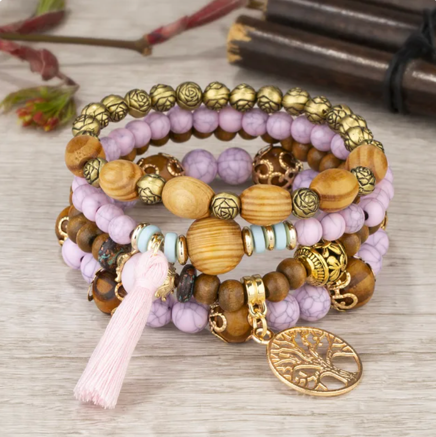 Retro Bracelet - Tree of Life (Colour)