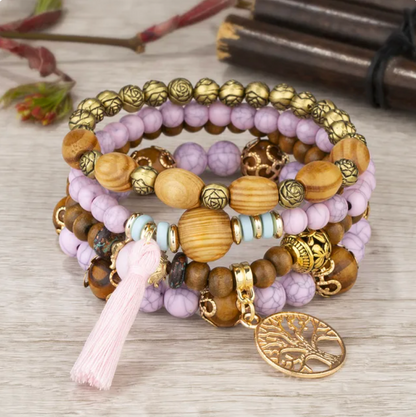 Retro Bracelet - Tree of Life (Colour)