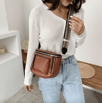 Bolsa Oxana de Couro Alça Transversal