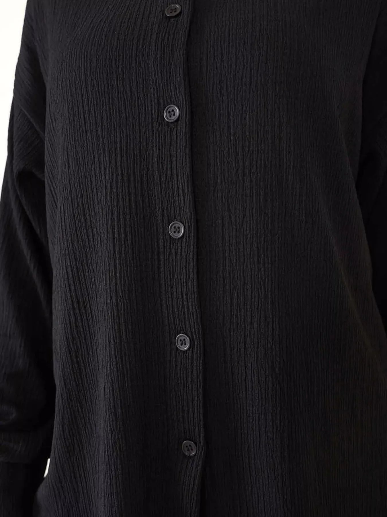 Button Up Long Sleeve Shirt and Pants Set