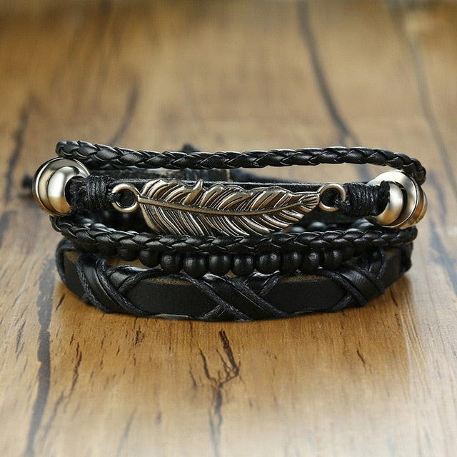 Vintage Bracelet - Feather