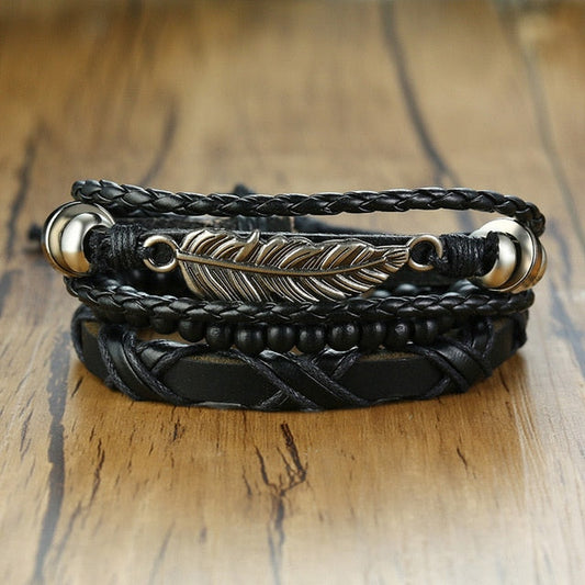Vintage Bracelet - Feather