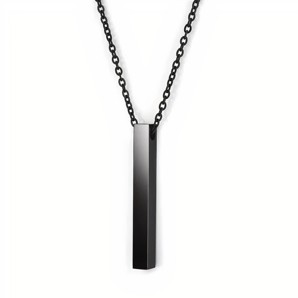 Block Necklace - Black