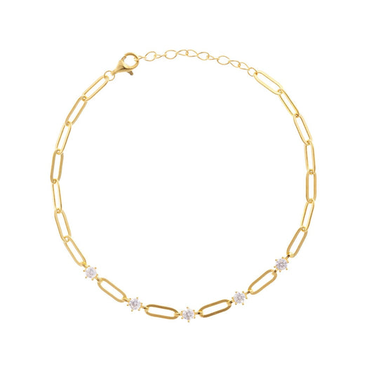 SHACKLE STAR BRACELET